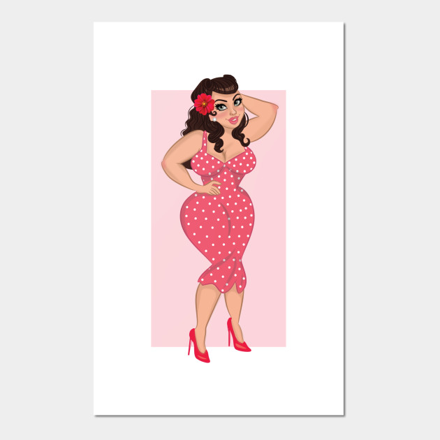 Curvy Pin Up Girl